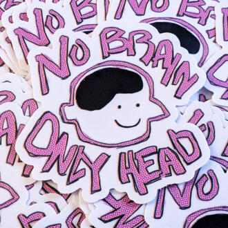 no brain only head