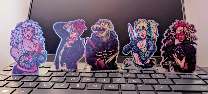Mud Sludge Metal Standees